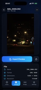 EOS RAW Bridge screenshot