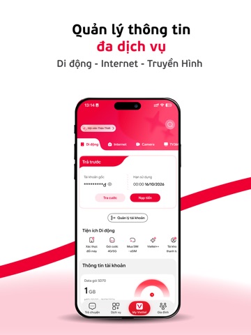 My Viettel: Tích điểm, Đổi quà iPad screenshot 2