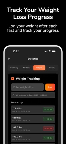 Fasting Tracker: screenshot