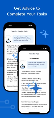 TaskBot AI Assistant screenshot