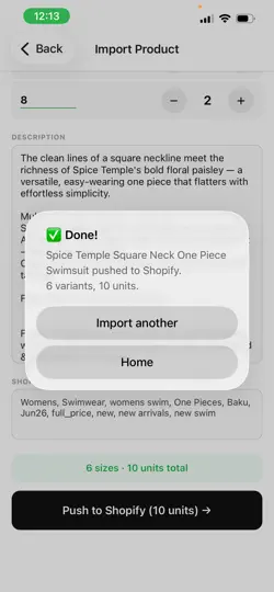 Скриншот Sonic Invoices на iPhone 2