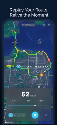 GPS Speed Tracker: Speedometer iPhone screenshot 2