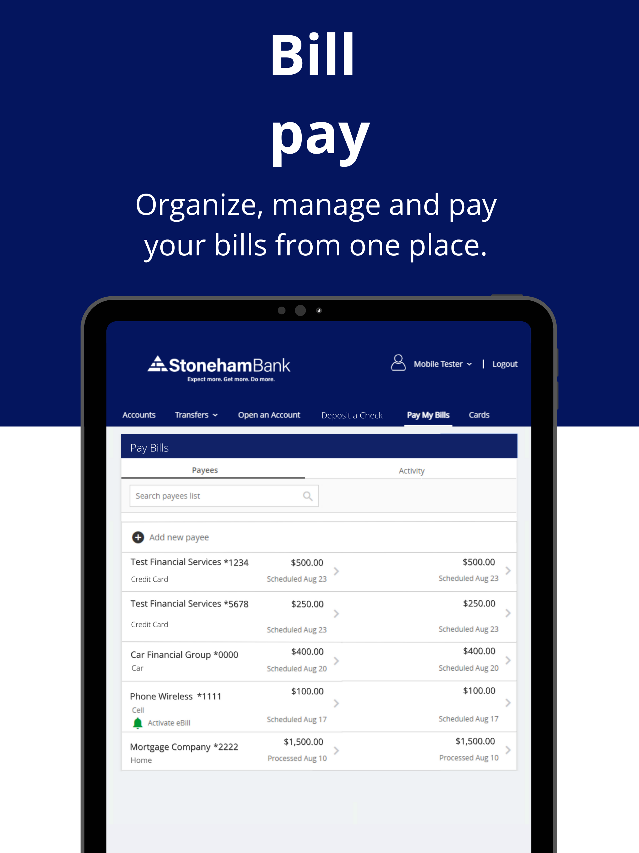 StonehamBank Mobile Banking screenshot 16