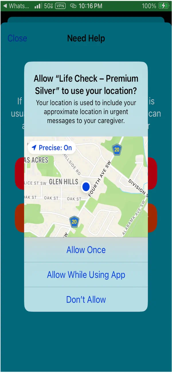 Screenshot #2 pour Life Check – Safety Alerts