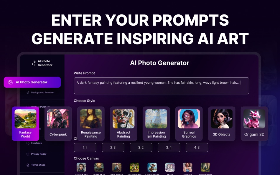 #6. AI Image Generator & Art Photo (macOS) Ved: Arslan Ahmad