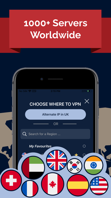 VPN UK: Turbo VPN and Browser Screenshot