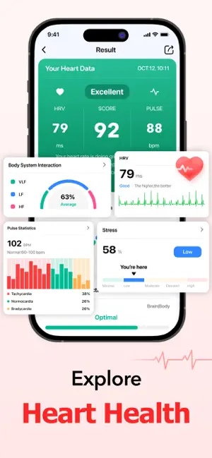 Heartly: Heart Rate Monitor screenshot 3