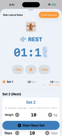 Omacho - Workout Log Screenshot 3 of 7