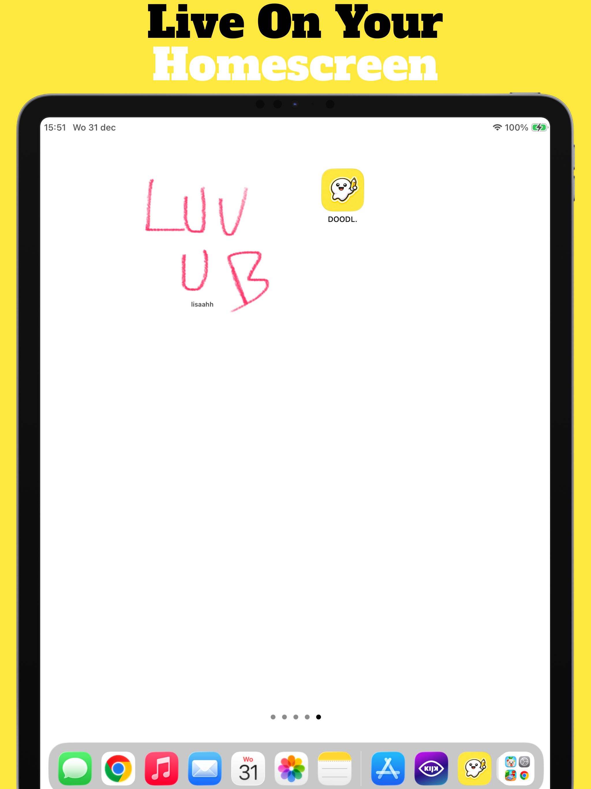 DOODL: send doodles to friends