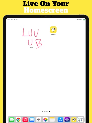 DOODL: send doodles to friends iPad screenshot