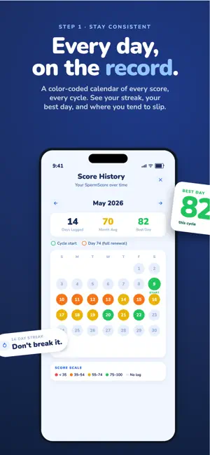 Finn: Sperm Health & Fertility screenshot 2