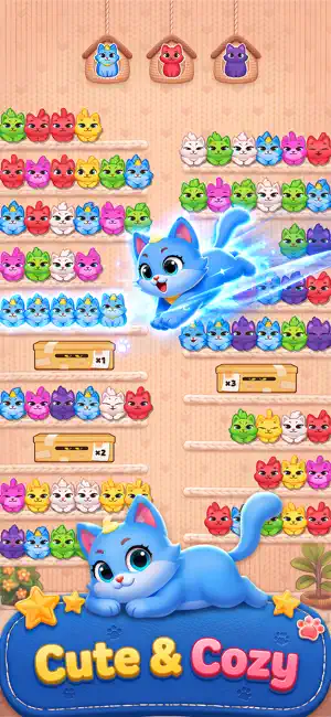 Cutie Sort - Magic Color Fever screenshot 3