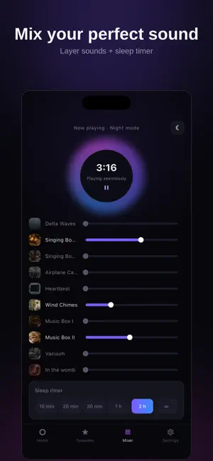 Nooma: White Noise Baby Sleep screenshot 2