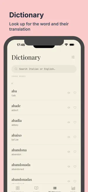 Italian Words | Parole screenshot 1