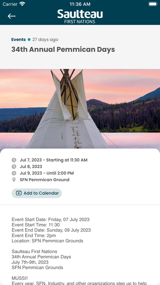 #4. Saulteau First Nations (iOS) 由: Saulteau First Nations