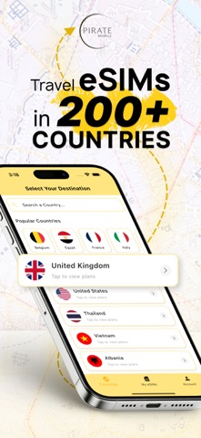 Pirate Mobile: Travel eSIM screenshot