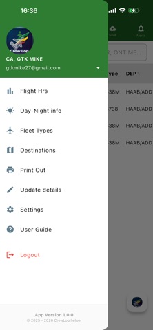 CrewLog helper Screenshot 1 of 6