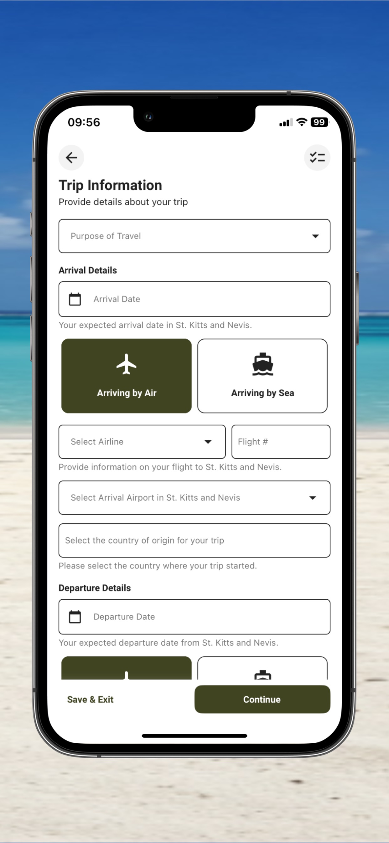 Screenshot 5 of e-Border - St. Kitts & Nevis