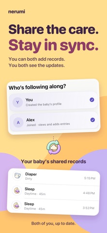 Nerumi: Baby Tracker & Sleep Screenshot 5 of 8