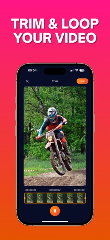 Loop Video Maker - Loopiq iPhone screenshot