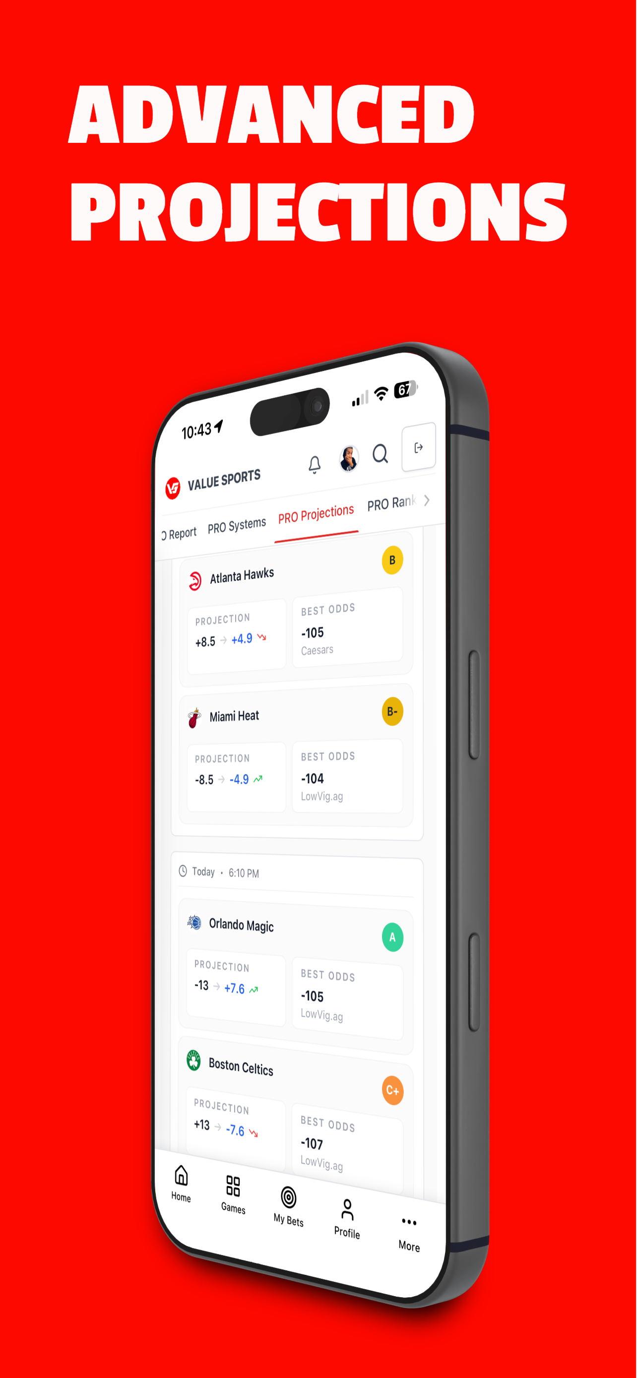 Value Sports: Sports Betting screenshot 4