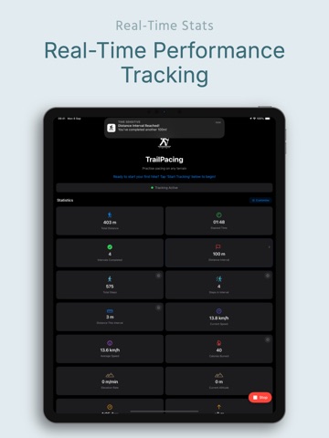 Trail Pacing iPad screenshot