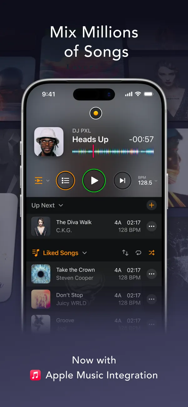 #3. djay - DJ App & AI Mixer (iOS) Által: Algoriddim GmbH