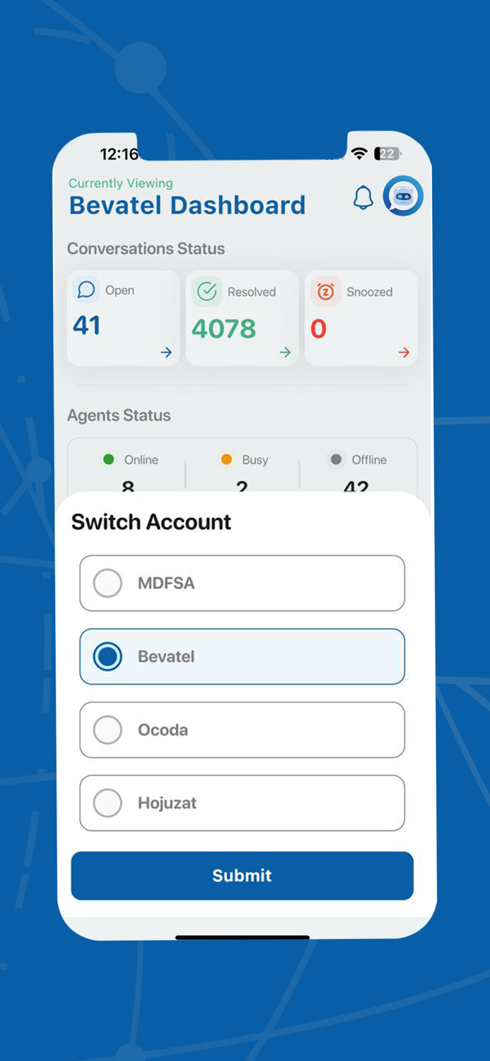 Bevatel Business Chat