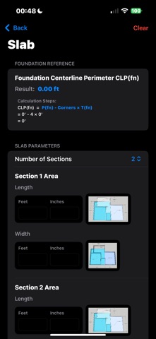 Concrete Foundation Calculator Screenshot 4 of 5