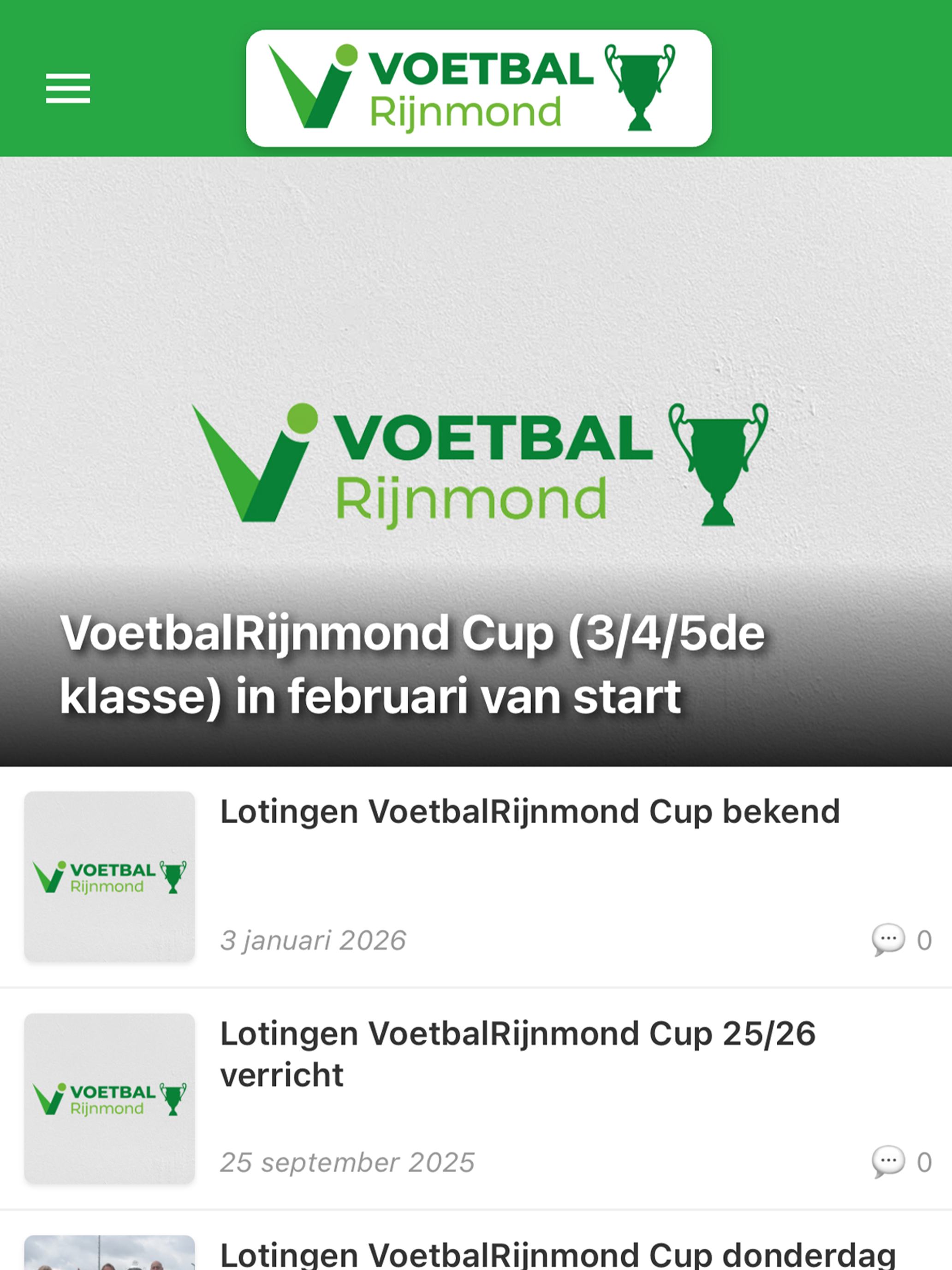 VoetbalRijnmond Cup