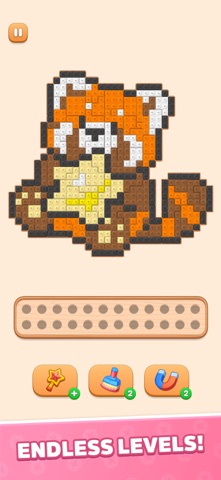 Wood Screw Sort: Pixel Puzzle iPhone screenshot