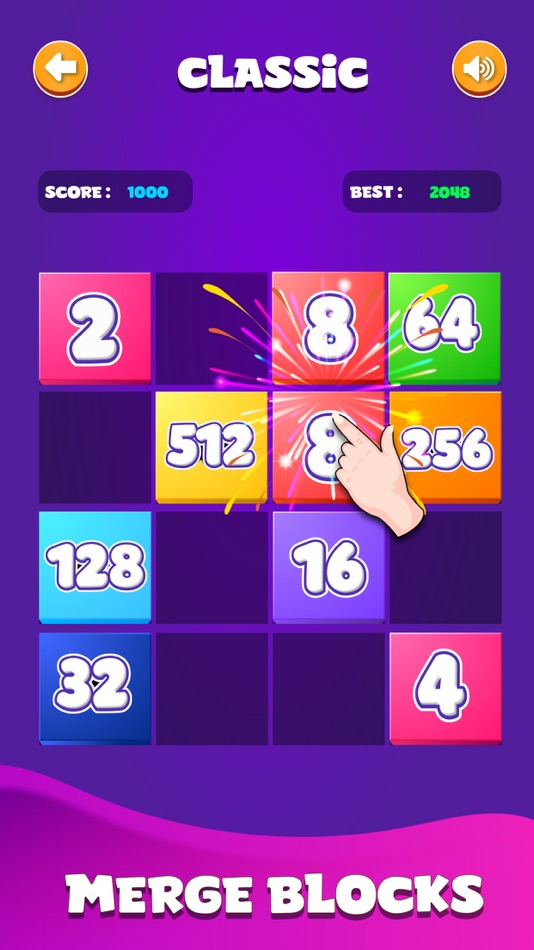 #6. 2048 Pro : Block Merge (iOS) 由: HuriyaSoft Studios