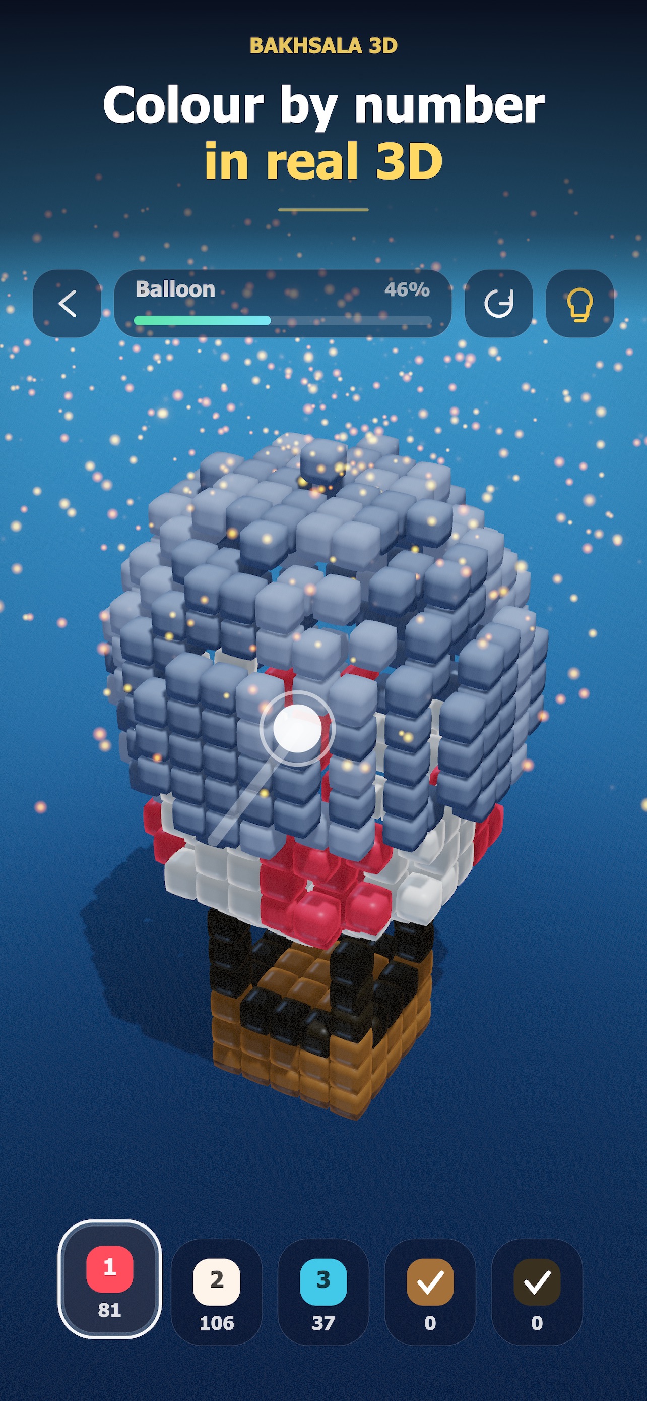 Screenshot 1 of Bakhsala 3D: Color by Number