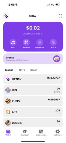 Upward Wallet Screenshot 1 of 7