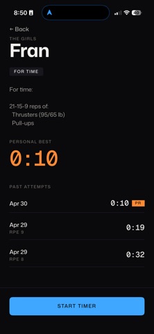 Solo WOD: Workout Generator Screenshot 2 of 8