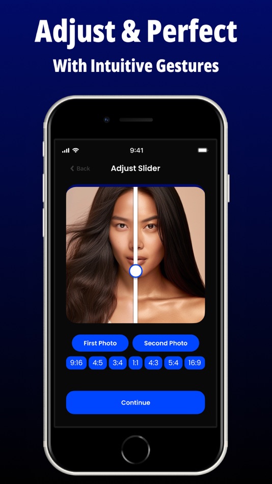 #2. Before & After Slider Compare (iOS) 由: Nikoloz Kobulashvili