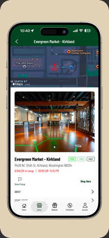 Evergreen Market iPhone screenshot