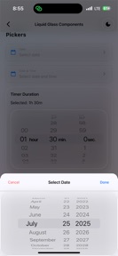 Flutter Liquid Glass Kit screenshot