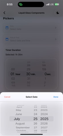 Flutter Liquid Glass Kit Screenshot 2 of 10