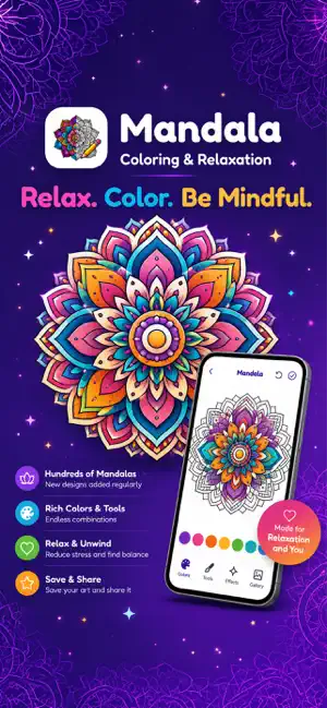 Mandala Coloring Book & Pages screenshot 1