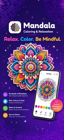 Mandala Coloring Book & Pages Screenshot 1 of 6