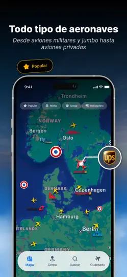 Captura de pantalla de FlightSky: Rastreo De Vuelos en iPhone 6