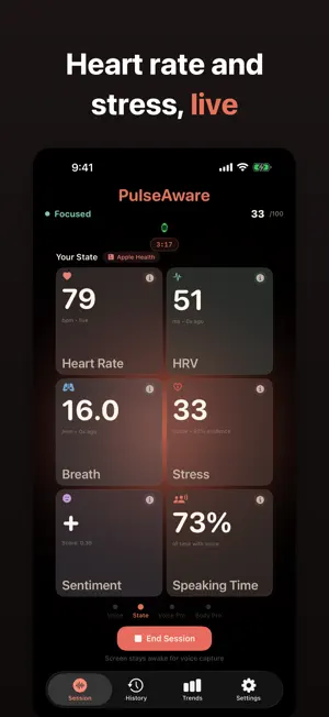 PulseAware screenshot 2