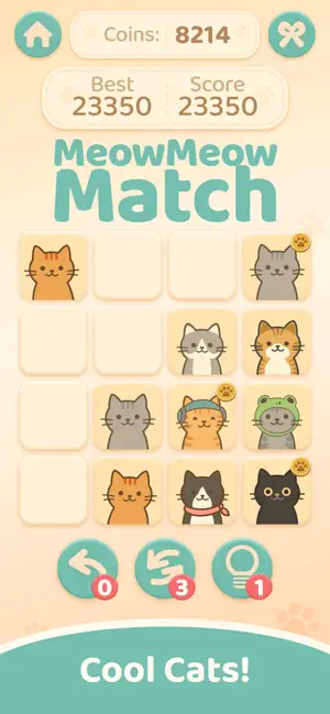 Meow Meow Match: Merge Cats screenshot 4