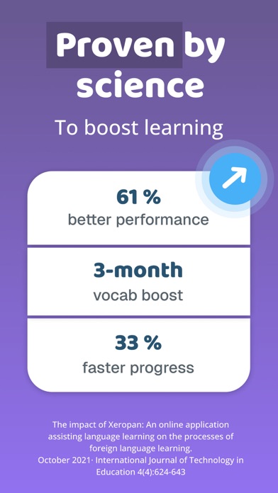 Xeropan: Learn languages iPhone screenshot 8 - Education app