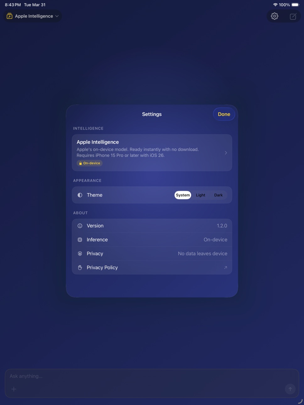 iPad screenshot