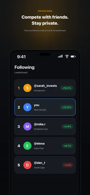 Social Portfolio screenshot 3