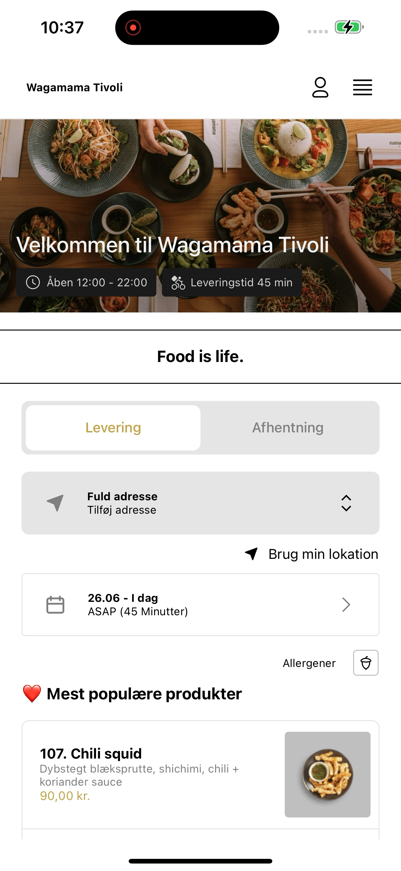 Wagamama Tivoli screenshot 5