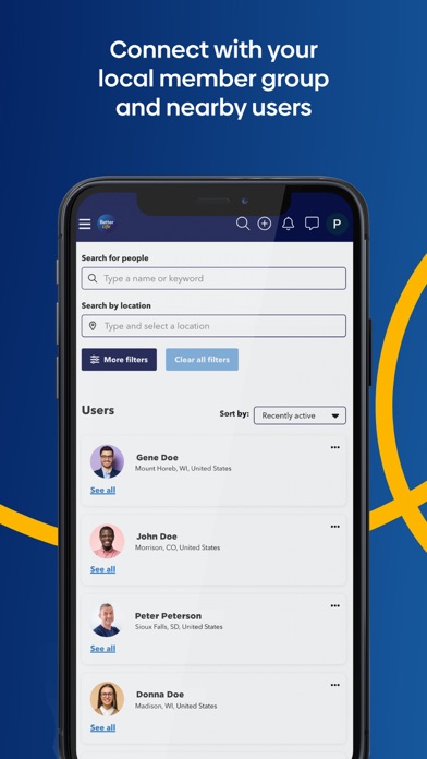 BetterLife Connect Portal iPhone screenshot 1 - Social Networking app