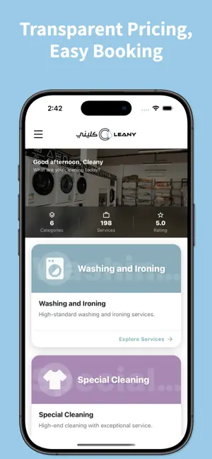 Cleany - Laundry & Cleaning screenshot 2
